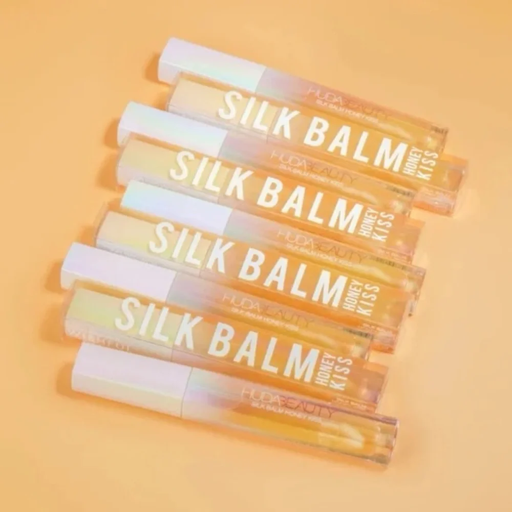 Huda Beauty Wishful Silk Balm Honey Kiss Plumping Lip Balm Queen Bee NWT